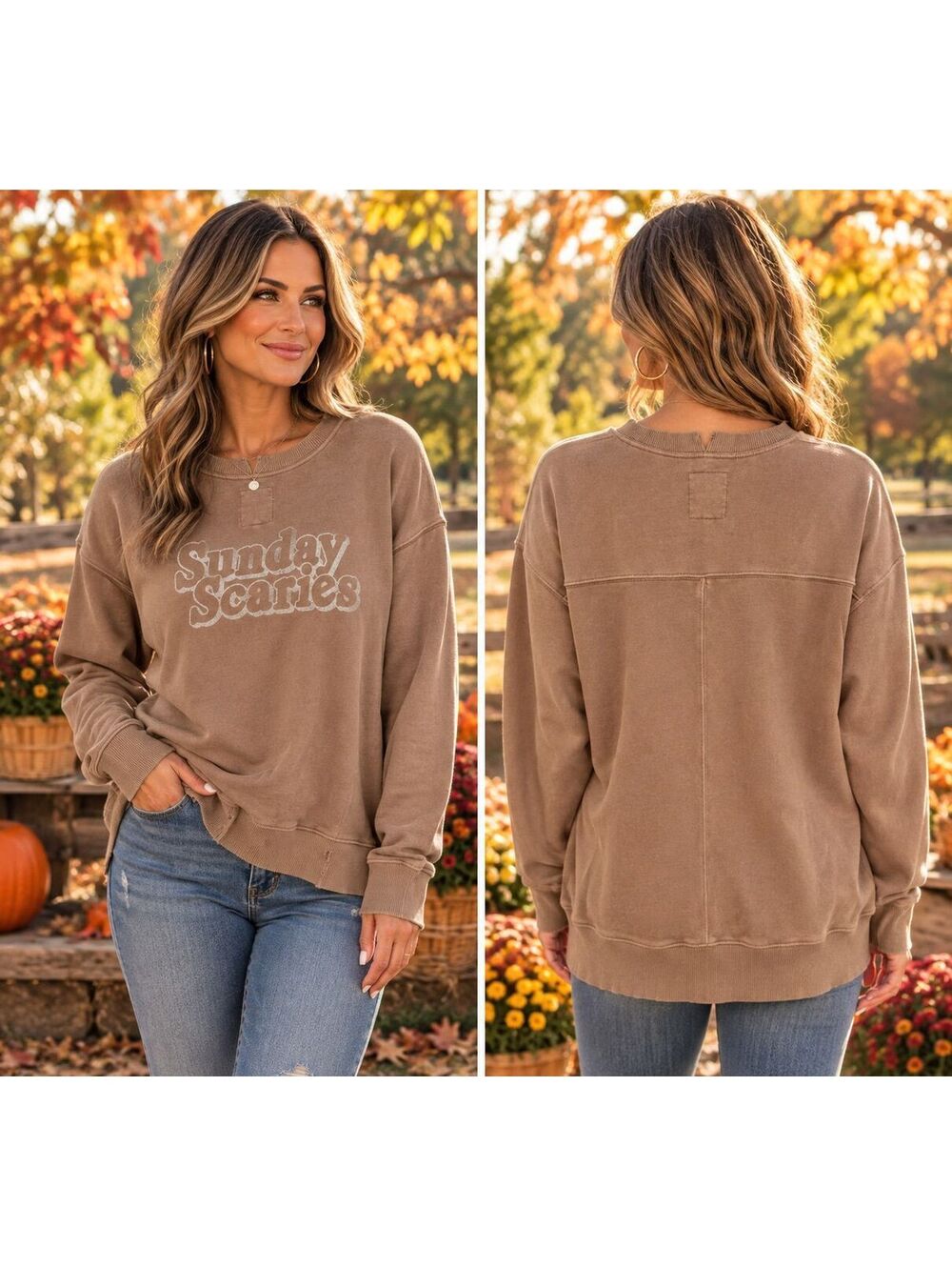 Aerie “Sunday Scaries” crewneck Oversized XS